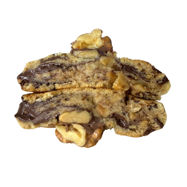 Black and Nutty cookie à la vanille au pépites de chocolat noir et noix grillées